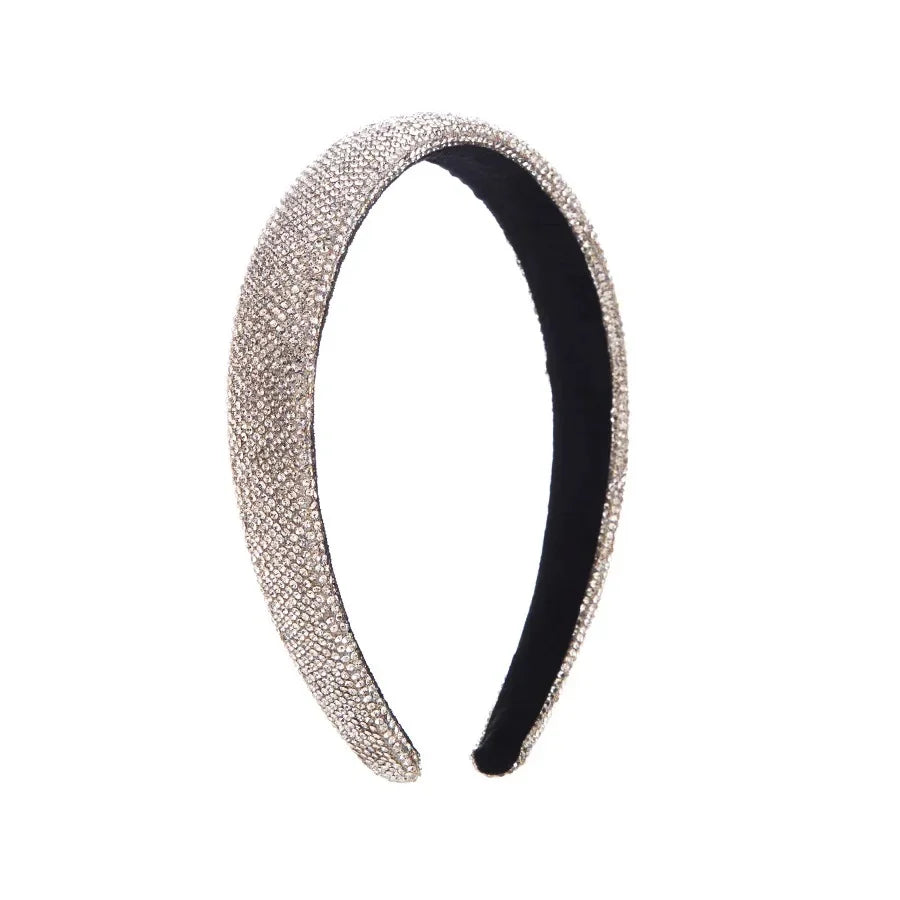 Wholesale Full diamond hair accessories rainbow net celebrity headband